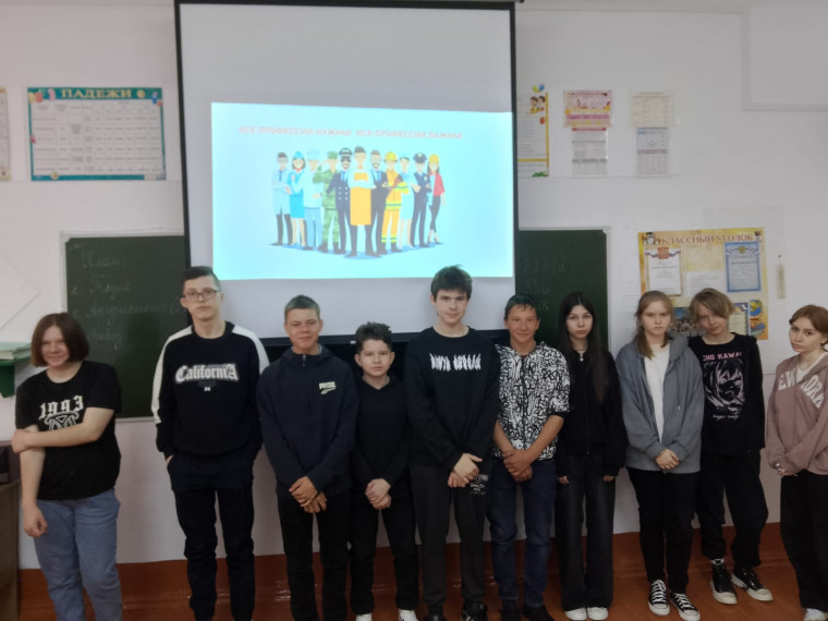 Профориентационная игра : «Угадай профессию»..